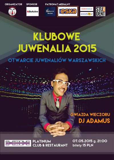 Klubowe Juwenalia w Warszawie - grafika